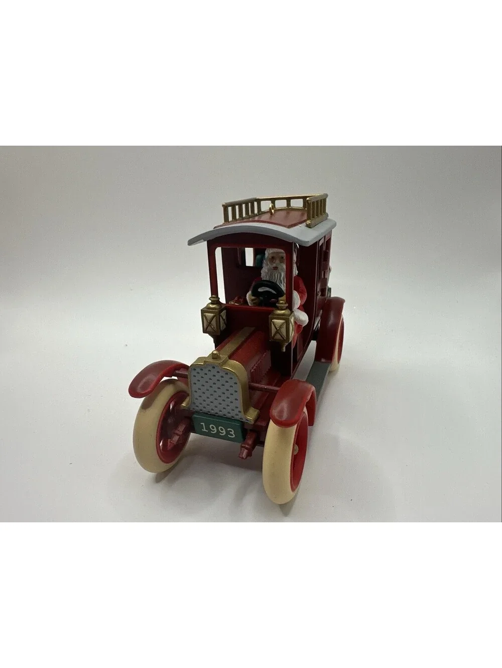 1993 Hallmark Keepsake Ornament Shopping With Santa Here Comes Santa Anniversary